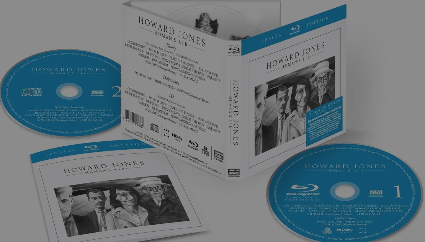HOWARD JONES | Human’s Lib & Dream Into Action 5.1 Mixes and special playback event coming soon!   