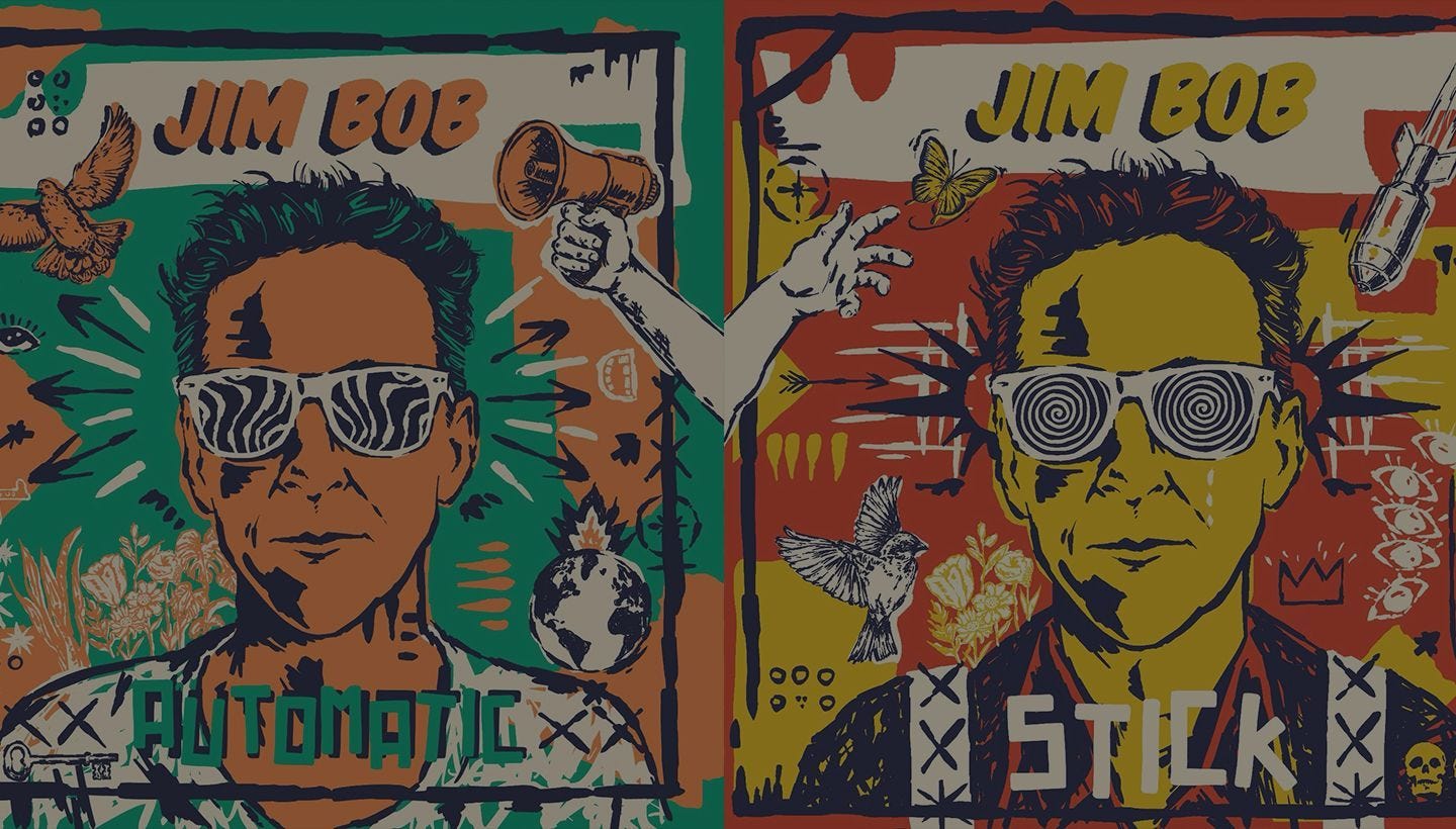 JIM BOB | Automatic and Stick – TWO new studio albums coming this Summer …pre-order now