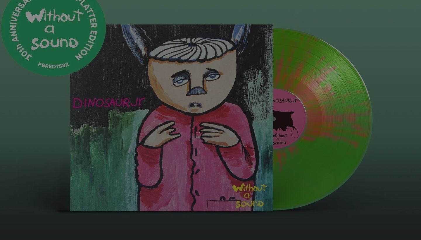 DINOSAUR JR | Without A Sound Splatter Green Vinyl coming soon…
