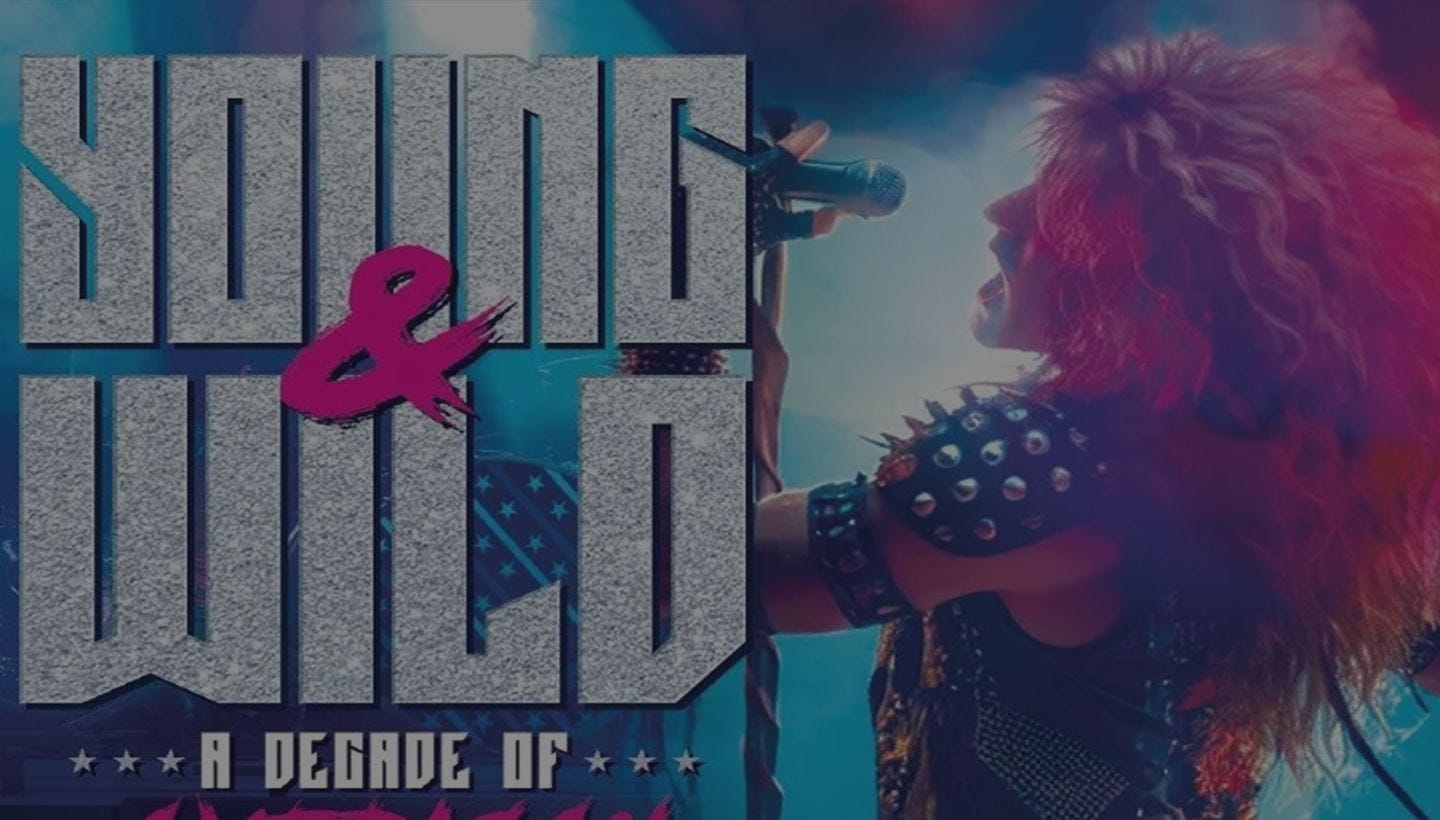 YOUNG AND WILD | A Decade Of American Glam Metal 1982-1992 3CD set coming soon…