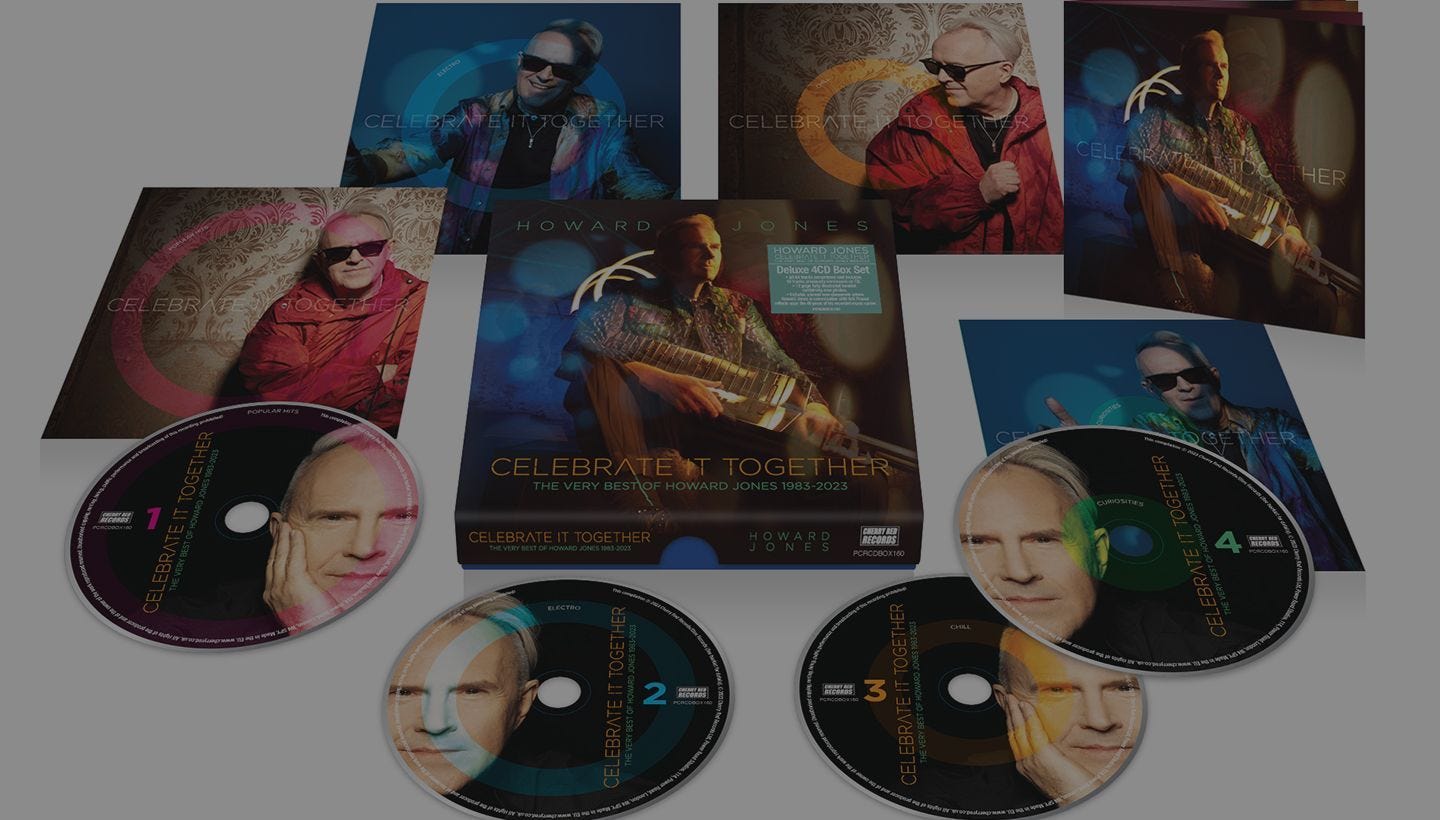HOWARD JONES | CELEBRATE IT TOGETHER – THE VERY BEST OF HOWARD JONES COMING SOON!