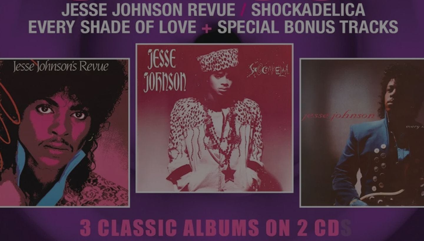 JESSE JOHNSON | 3 albums from Jesse Johnson coming in June!  