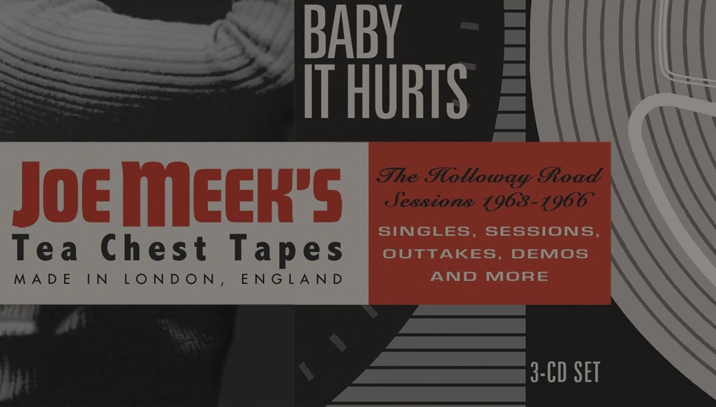 CHERRY RED RECORDS HAVE ACQUIRED LEGENDARY PRODUCER JOE MEEK’S ‘TEA CHEST TAPES’
