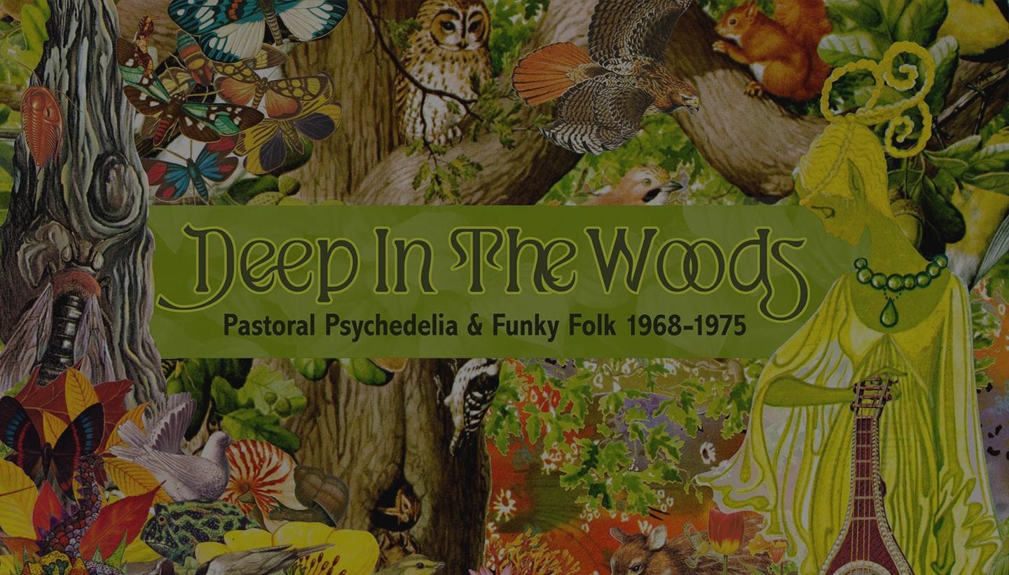 DEEP INTO THE WOODS | JOIN US DEEP IN THE WOODS AND EXPLORE PASTORAL PSYCHEDELIA & FUNKY FOLK 1968-1975!