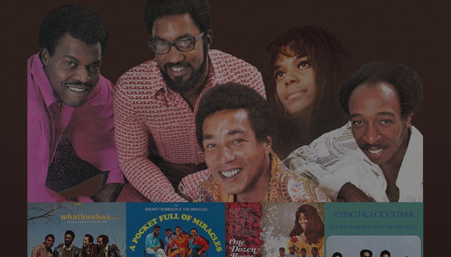 SMOKEY ROBINSON & THE MIRACLES | FOUR RARE 1970-1972 ALBUMS + BONUS TRACKS Coming in April