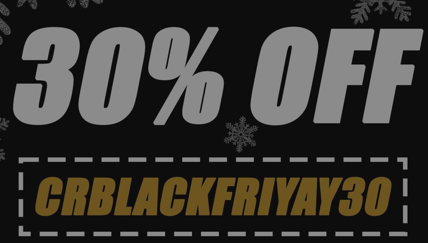 BLACK FRIDAY | 30% off in our Black Friday sale!