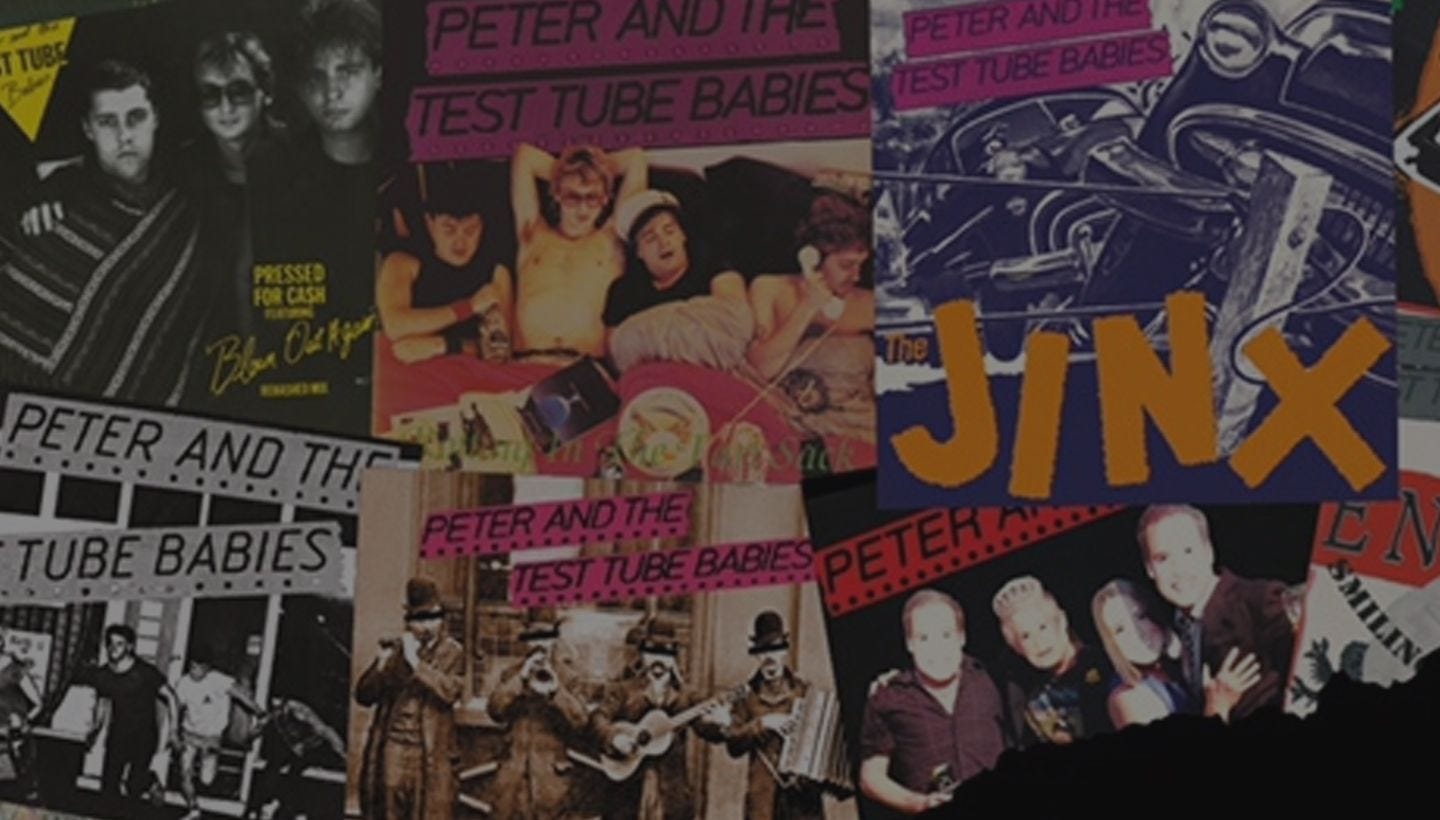 PETER AND THE TEST TUBE BABIES | The Complete Singles Collection coming in March