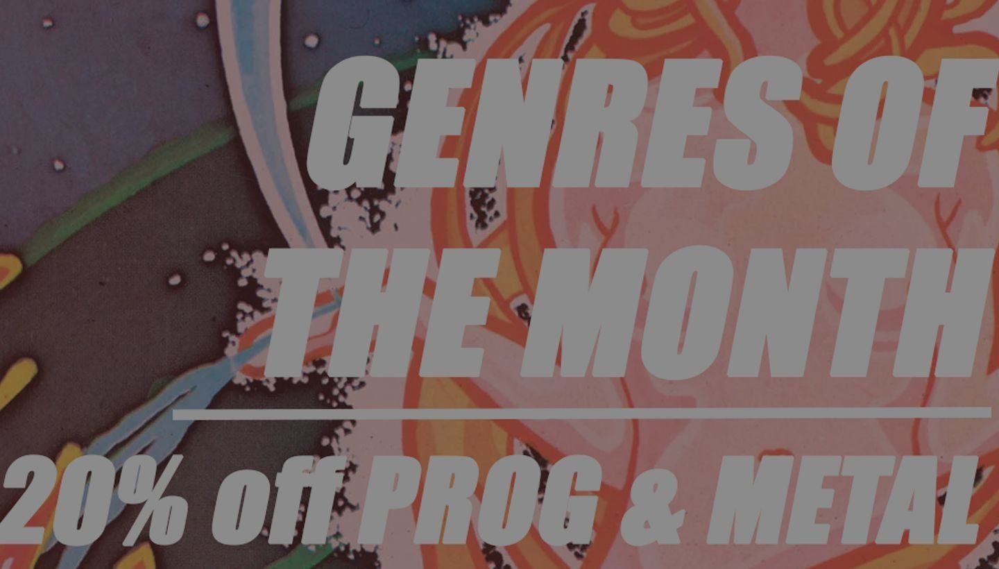 OFFER OF THE MONTH! | Get 20% off PROG & METAL titles this month…  