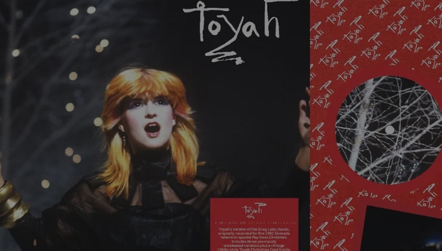 TOYAH | I Believe In Father Christmas – Limited Edition Snow White 10” out in time for Christmas! 